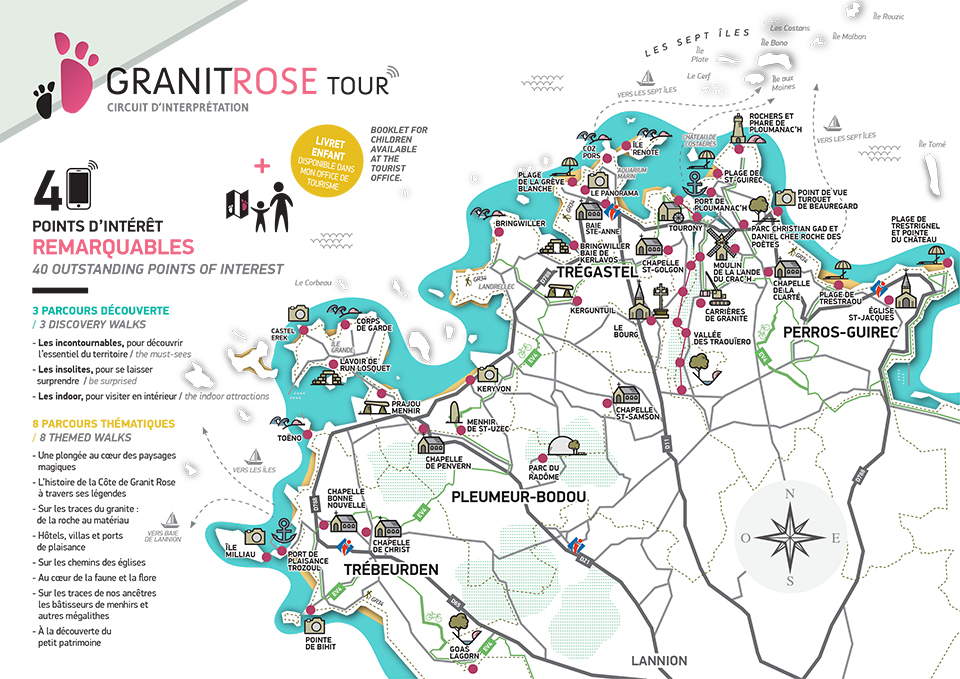 carte Granit Rose Tour