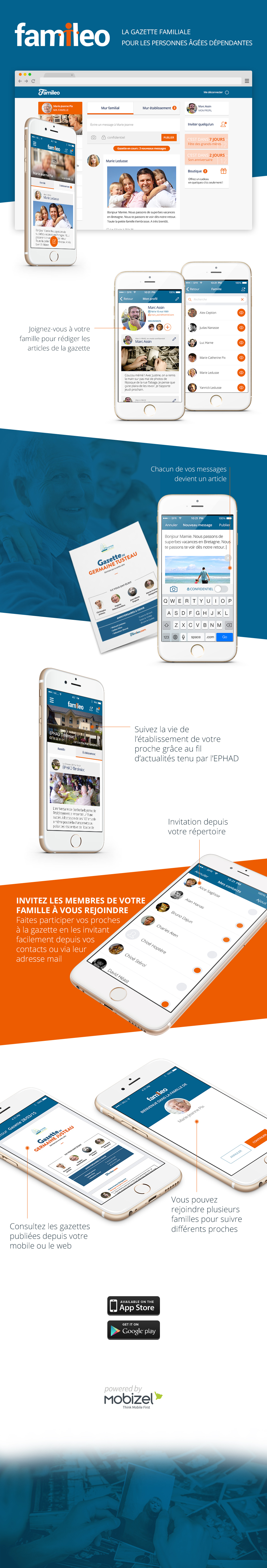 Infographie application Famileo