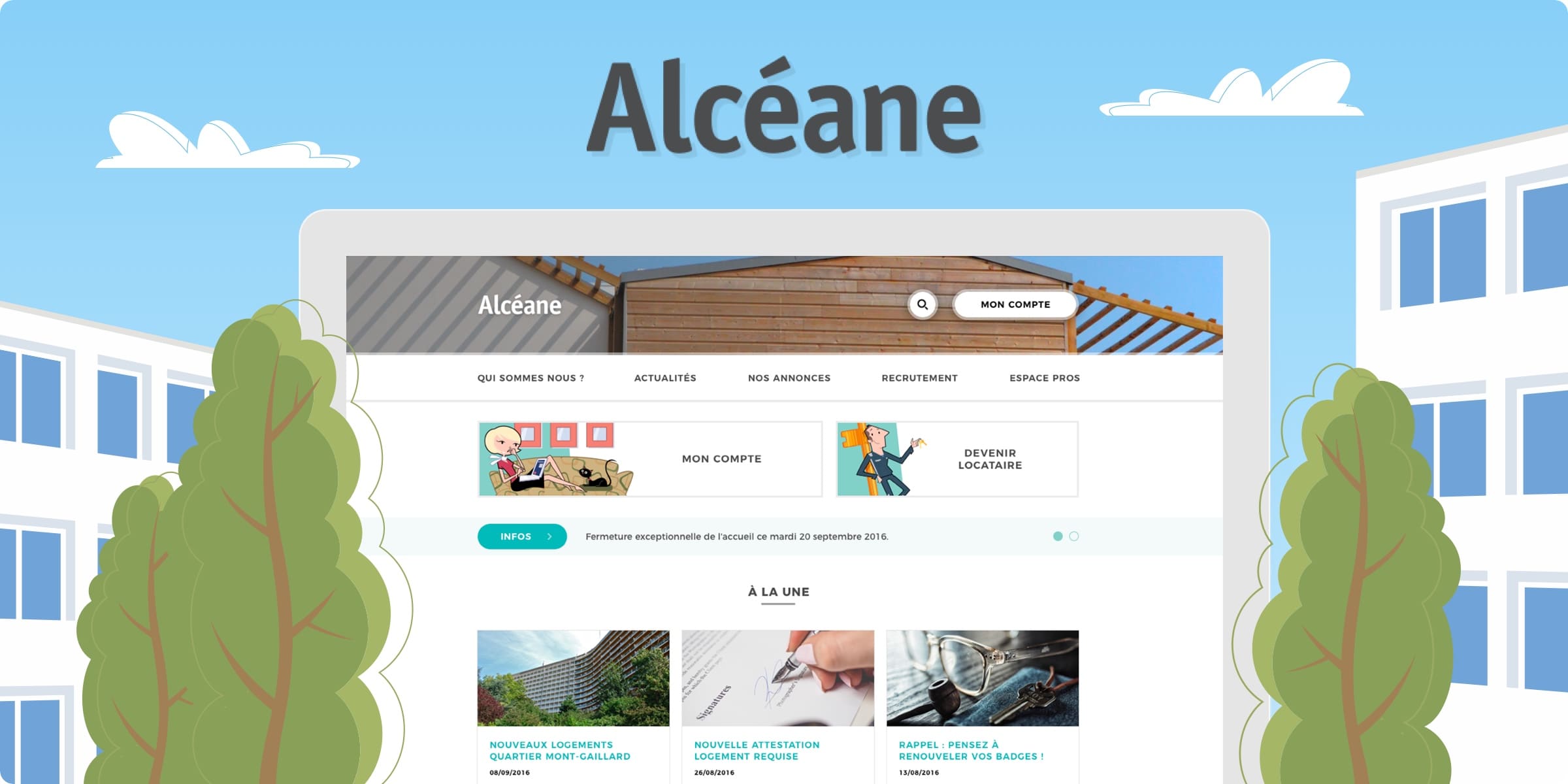 Site web Alcéane