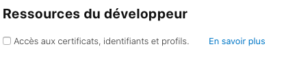 Ressources développeur de l'App Store