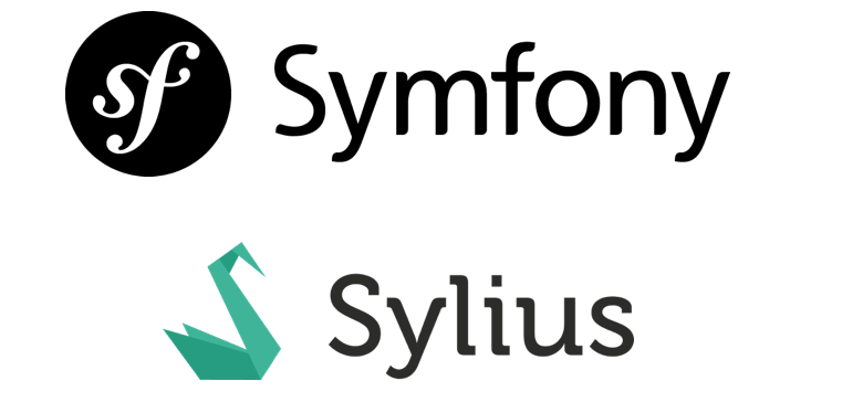 Logo Symfony et Logo Sylius